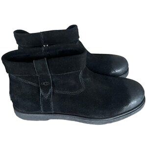 NEW UGG Josefene Cuff Women's Suede Leather Short Boots Booties Black Size 7